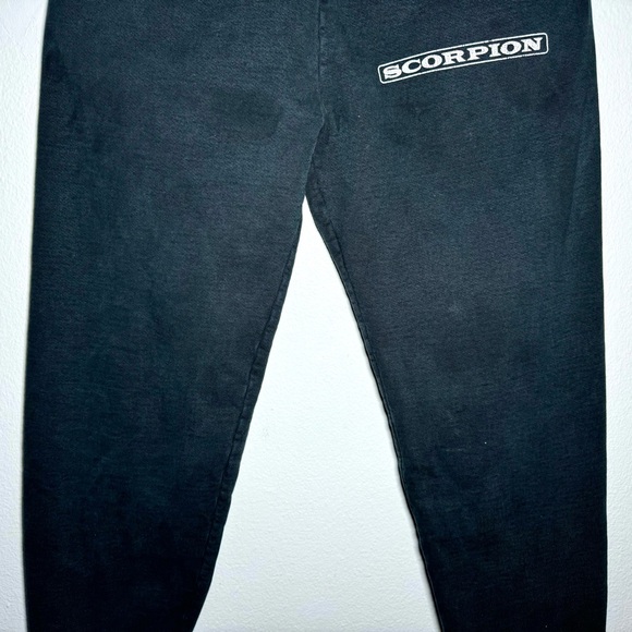 Drake x Scorpion Sweatpants 14oz. Heavy Fleece Black XL (flawed) - Picture 5 of 16